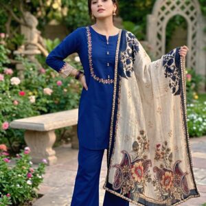 Shah Taj Cotton (Blue) 2PC